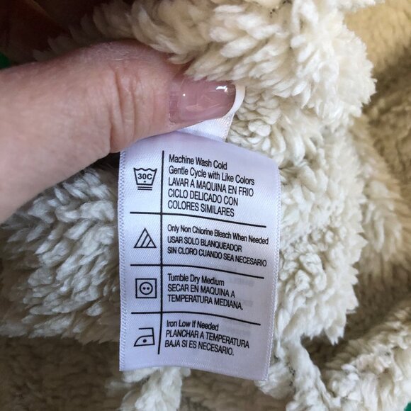 Coleman Quilted Pullover Mens Sz Small Relaxed Sherpa Long Sleeve Sweatshirt NEW - Picture 6 of 9